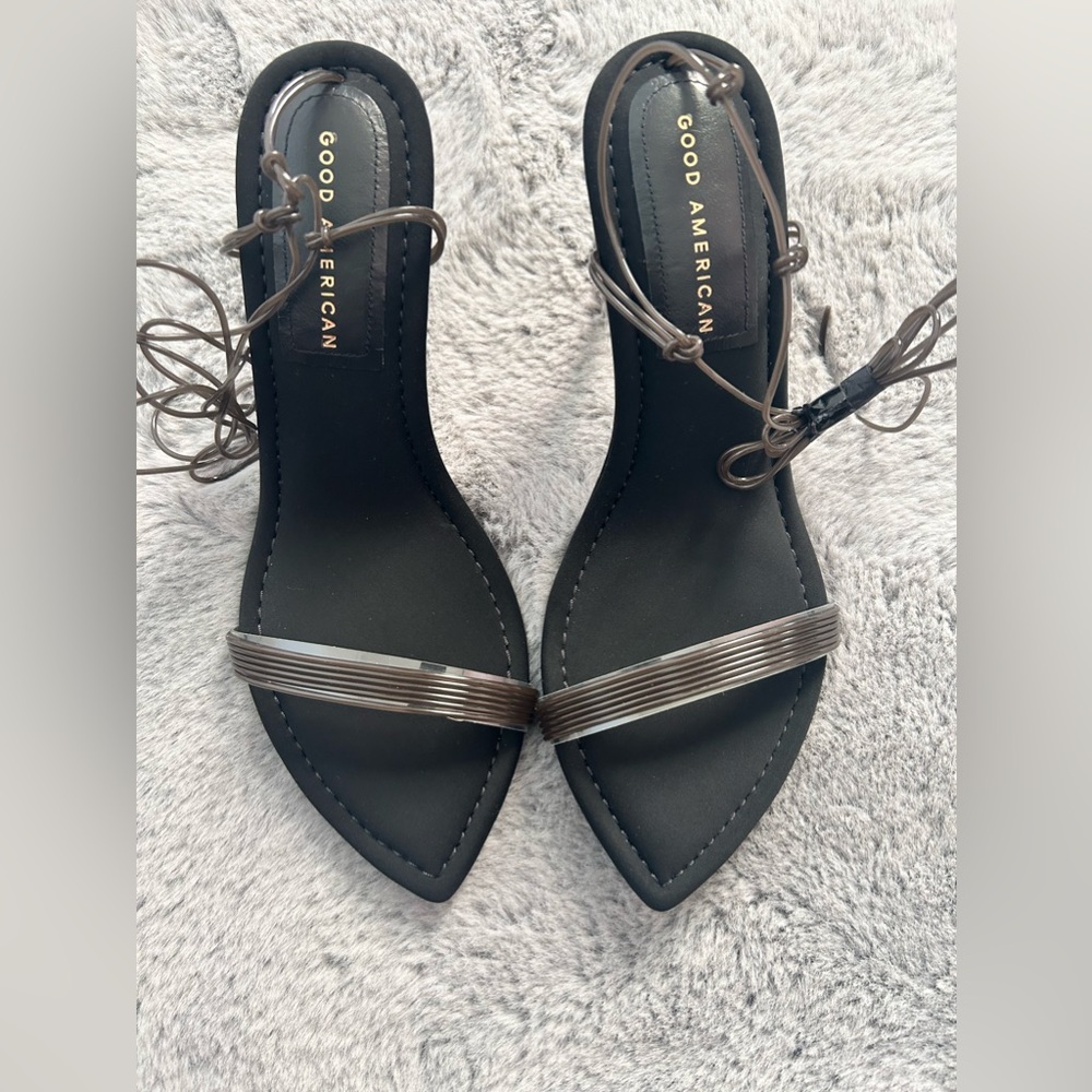 Good American Cinder F*cking Rella Wedge Size 8 - Picture 4 of 9